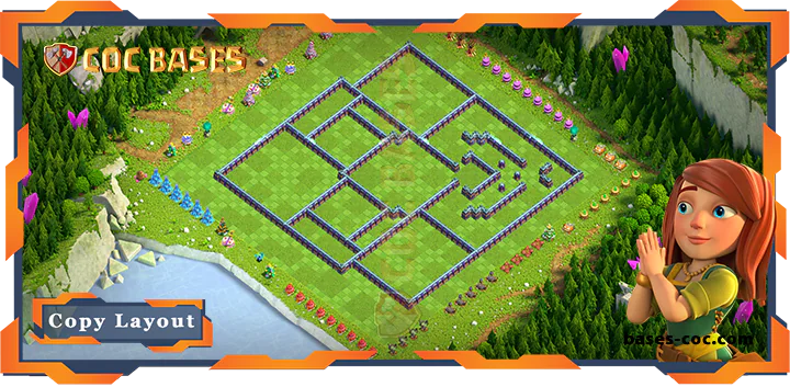 Town Hall 15 Base#206