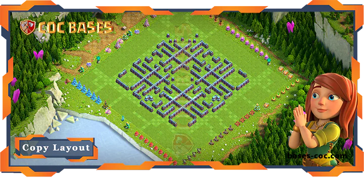 Town Hall 15 Base#186