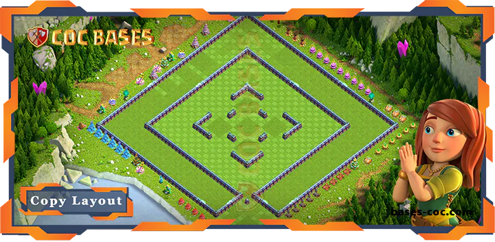 Town Hall 15 Base#195