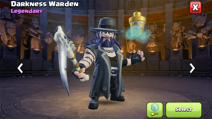 Darkness Warden - Hero skin for Grand Warden - WWE theme