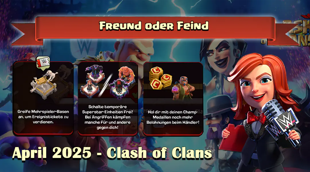 Freund oder Feind Evenement - April 2025 Clash of Clans