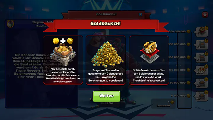 GoldRausch! Evenement April 2025 – Clash of Clans