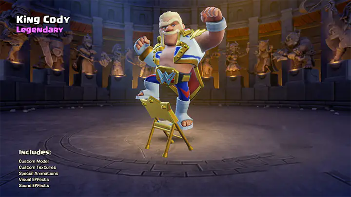 King Cody Skin - April 2025 - clash of clans 03