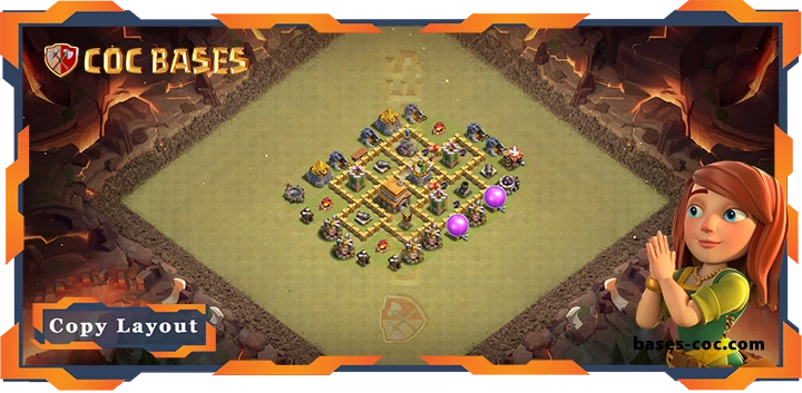 Top Base TH5 with Link, War/CWL, Anti 3 Star Layout - Clash of Clans (98) 11 Top Base TH5 with Link, WarCWL, Anti 3 Star Layout - Clash of Clans (98)