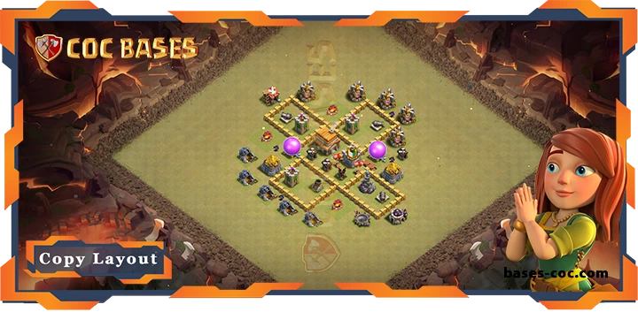 Top Base TH5 with Link, War/CWL, Anti Everything Layout - Clash of Clans (96) 1 Top Base TH5 with Link, WarCWL, Anti Everything Layout - Clash of Clans (96)