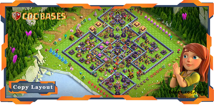 Top Farming Base TH15 with Link, Hybrid, Anti Air/Electro Dragon Layout - Clash of Clans (204) 9 Top Farming Base TH15 with Link, Hybrid, Anti AirElectro Dragon Layout - Clash of Clans (204)