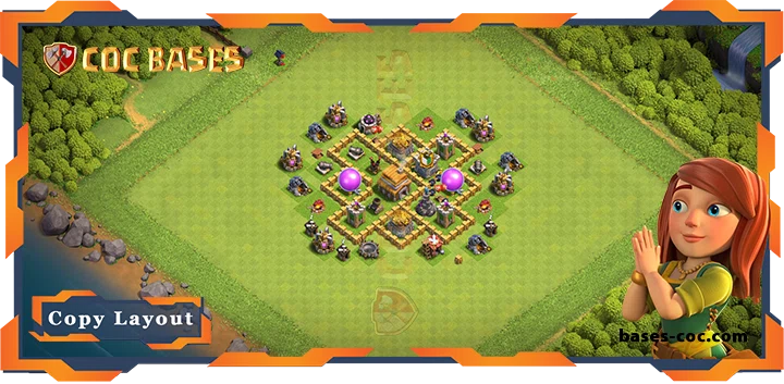Top Farming Base TH5 with Link, Hybird, Anti 2 Star Layout - Clash of Clans (68) 4 Top Farming Base TH5 with Link, Hybird, Anti 2 Star Layout - Clash of Clans (68)