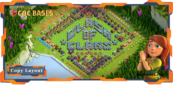 Top Troll Base TH15 with Link, Funny Layout - Clash of Clans (156)