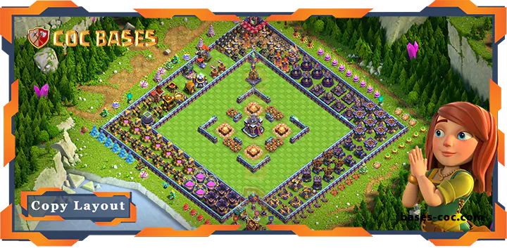 Top Troll Base TH15 with Link, Funny Layout - Clash of Clans (195) 6 Top Troll Base TH15 with Link, Funny Layout - Clash of Clans (195)