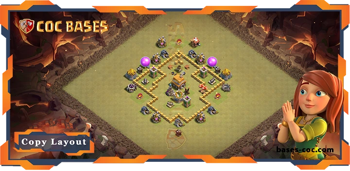 Top War Base TH5 with Link, Anti 2 Star, Anti Air Layout - Clash of Clans (76) 8 Top War Base TH5 with Link, Anti 2 Star, Anti Air Layout - Clash of Clans (76)