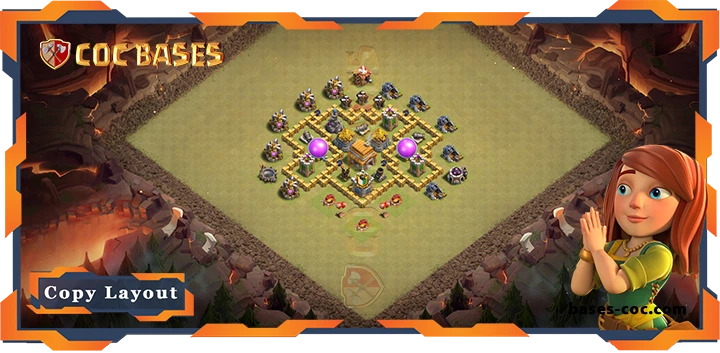 Top War Base TH5 with Link, Anti 3 Star, Hybrid Layout - Clash of Clans (77) 7 Top War Base TH5 with Link, Anti 3 Star, Hybrid Layout - Clash of Clans (77)