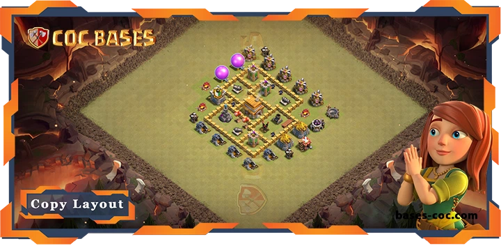 Top War Base TH5 with Link, Defense, Anti Everything Layout - Clash of Clans (97) 12 Top War Base TH5 with Link, Defense, Anti Everything Layout - Clash of Clans (97)