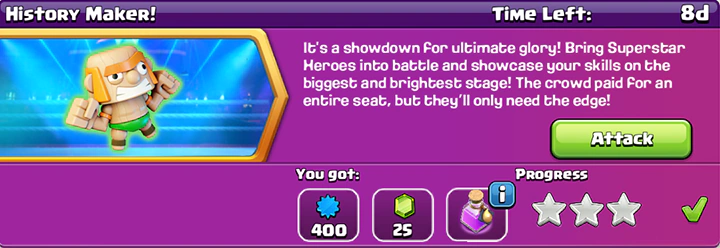 history maker challenge completed