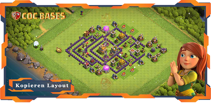 Beste Anti 3 Stern Basis RH7 met Link, Verteidigung, Anti Alles Layout - Clash of Clans (100) 3 Beste Anti 3 Stern Basis RH7 met Link, Verteidigung, Anti Alles Layout - Clash of Clans (100)