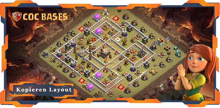 Beste Basis RH11 met Link, KriegCKL, Anti 3 Stern, Anti Alles layout - Clash of Clans (76)