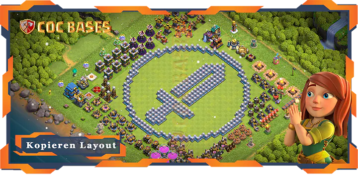 Beste Basis RH12 met Link, TrollSpaß layout - Clash of Clans (123)