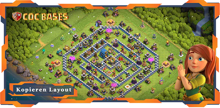Beste Farmen Basis RH12 met Link, Hybrid, Anti Alles layout - Clash of Clans (125)