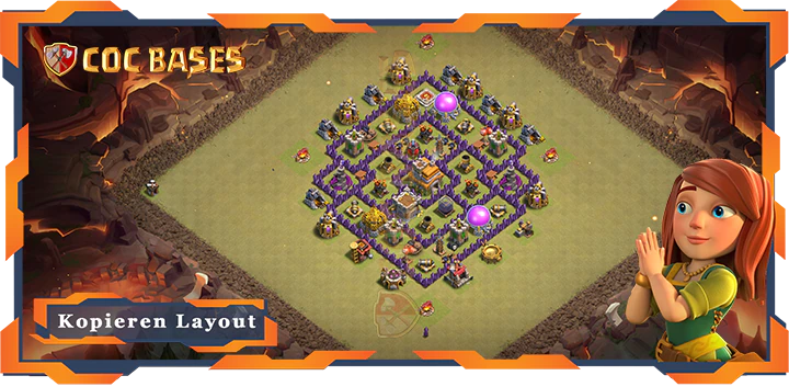 Beste Krieg Basis RH7 met Link, Anti 3 Stern, Anti Alles, Verteidigung Layout - Clash of Clans (94) 9 Beste Krieg Basis RH7 met Link, Anti 3 Stern, Anti Alles, Verteidigung Layout - Clash of Clans (94)