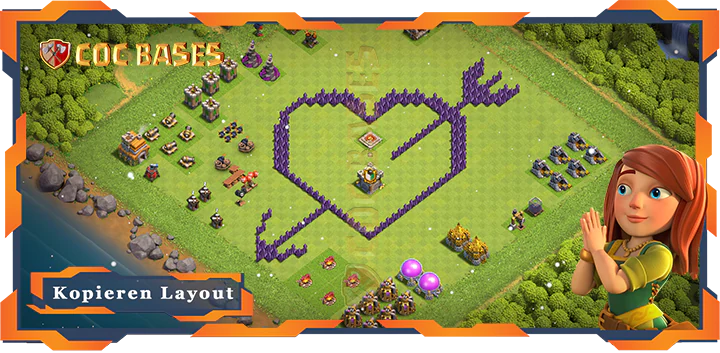 Beste TrollSpaß Basis RH7 met Link, Spaß Layout - Clash of Clans (117)