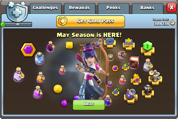 Clash of Clans May Season 2025 – Battle for the High Seas 3 Clash of Clans May Season 2025 - Welcome