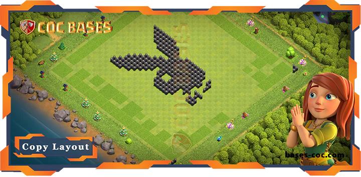 Town Hall 8 Base#162