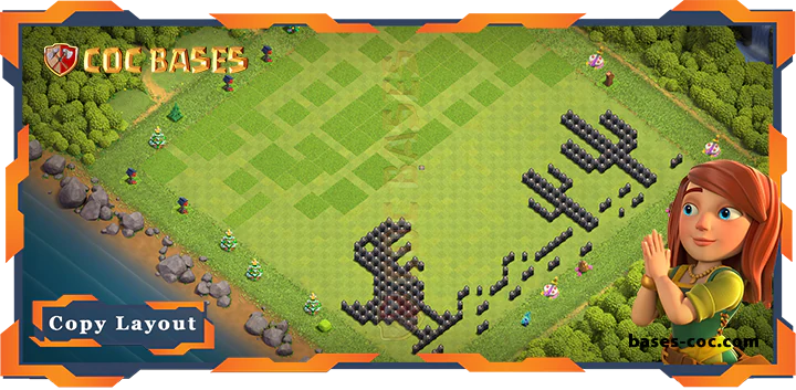 Town Hall 8 Base#151