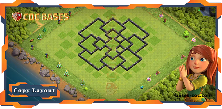 Town Hall 8 Base#165