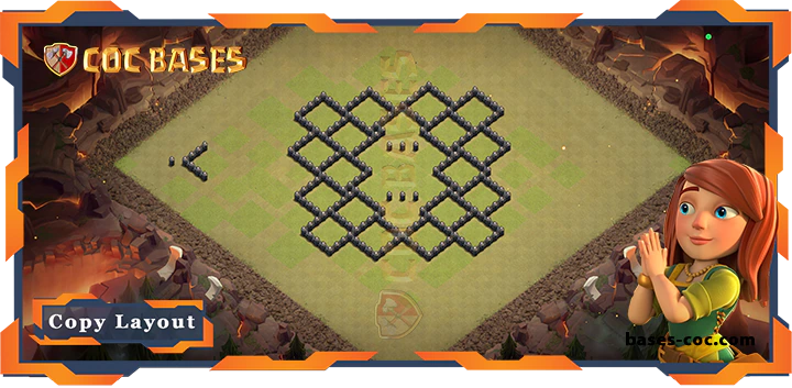Town Hall 8 Base#167
