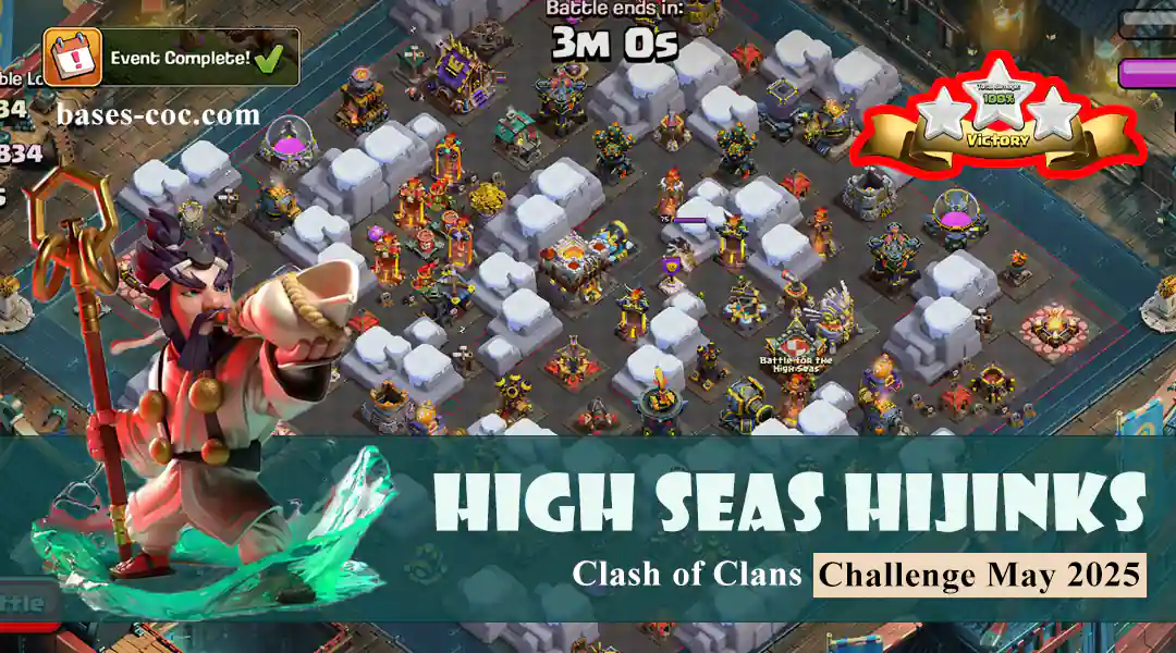 Easily get 3 stars High Seas Hijinks Challenge May 2025 - Clash of Clans 7 High Seas Hijinks Challenge May 2025 Clash of Clans