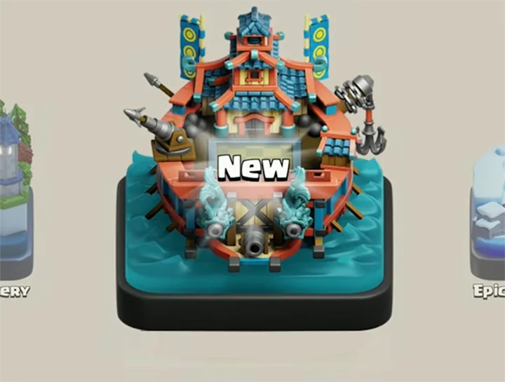 Clash of Clans May Season 2025 – Battle for the High Seas 45 High Seas Scenery - May 2025 Season