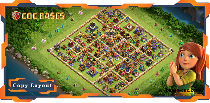 Top Base TH16 with Link, Farming Layout - Clash of Clans (115)