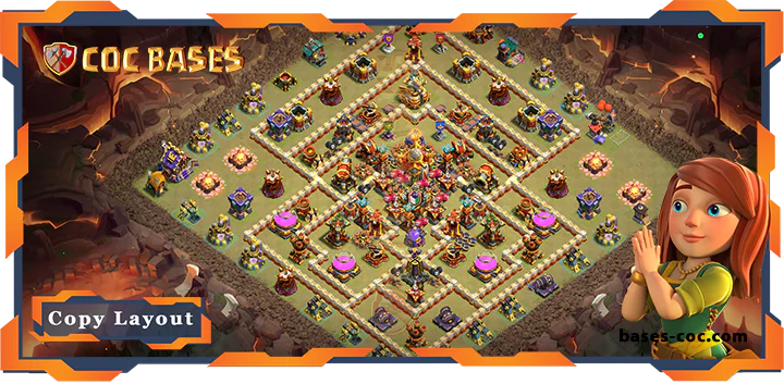 Top Base TH16 with Link, War/CWL, Anti 3 Star Layout - Clash of Clans (78) 8 Top Base TH16 with Link, WarCWL, Anti 3 Star Layout - clash of clans (78)