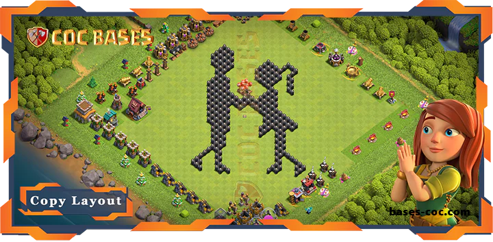 Top Base TH8 with Link, Funny Layout - Clash of Clans (152) 6 Top Base TH8 with Link, Funny Layout - Clash of Clans (152)