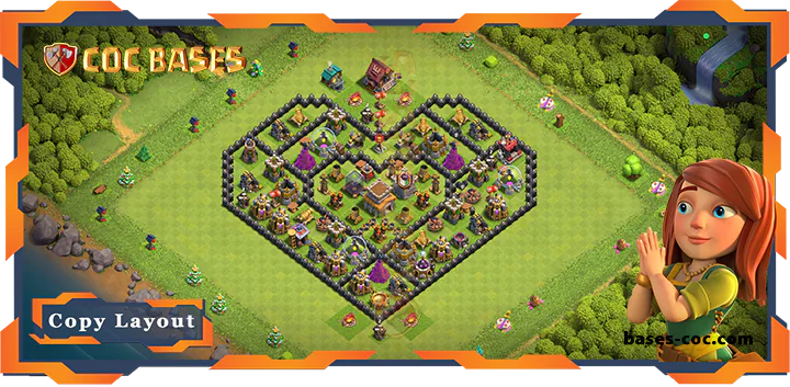 Top Defence Base TH8 with Link, Anti Dragon, Anti 2 Star Layout - Clash of Clans (161) 9 Top Defence Base TH8 with Link, Anti Dragon, Anti 2 Star Layout - Clash of Clans (161)