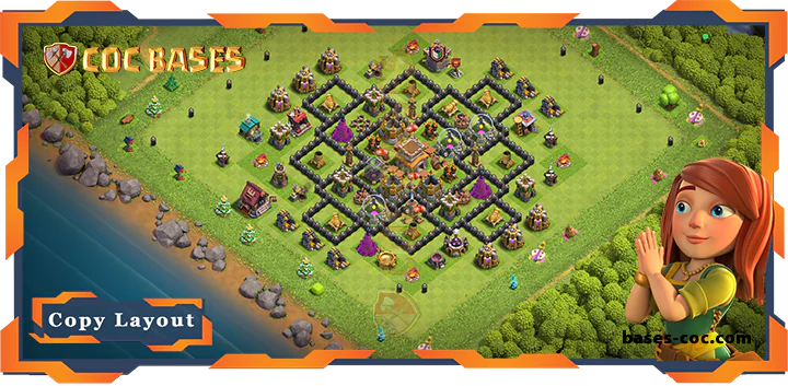 Top Farming Base TH8 with Link, Hybrid, Anti Everything Layout - Clash of Clans (155) 3 Top Farming Base TH8 with Link, Hybrid, Anti Everything Layout - Clash of Clans (155)