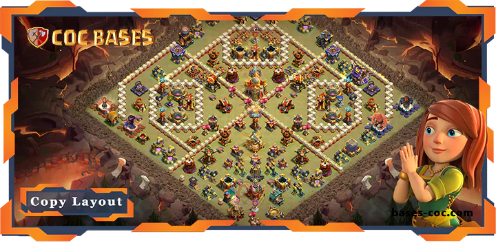 Top War Base TH16 with Link, Defence Layout - Clash of Clans (80) 7 Top War Base TH16 with Link, Defence Layout - Clash of Clans (80)