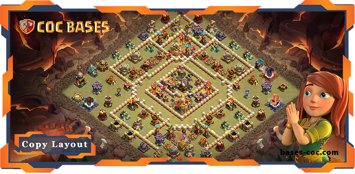 Top War.Base TH16 with Link, Anti AirElectro Dragon, Anti 3 Star Layout - Clash of Clans (107)