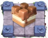 Mini-Spotlight-evenement mei 2025 - Clash of Clans 5 clan castle cake