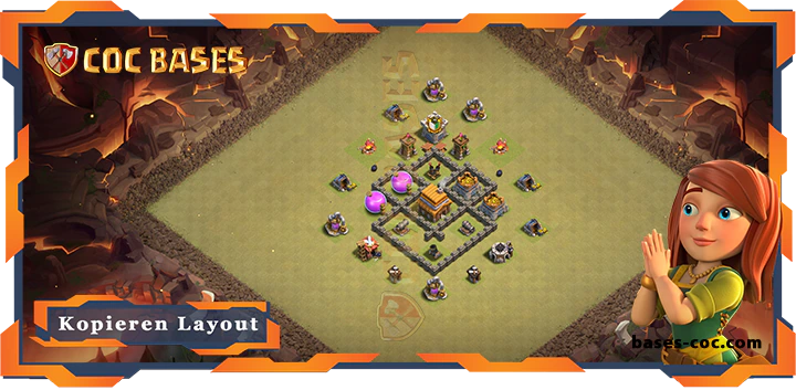 Beste Krieg Basis RH4 Max. Level mit Link, Anti Alles, Verteidigung Layout - Clash of Clans (55) 6 Beste Krieg Basis RH4 Max. Level mit Link, Anti Alles, Verteidigung Layout - Clash of Clans (55)