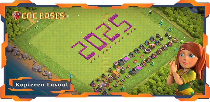 Beste Troll Basis RH6 mit Link, Spaß Layout - Clash of Clans (95)