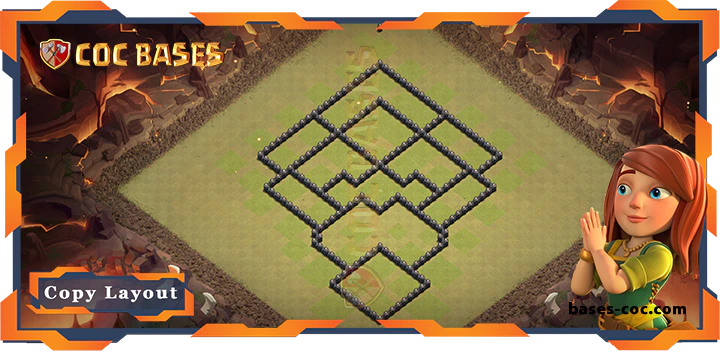 Town Hall 8 Base#259