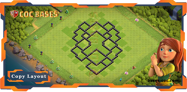 Town Hall 8 Base#194