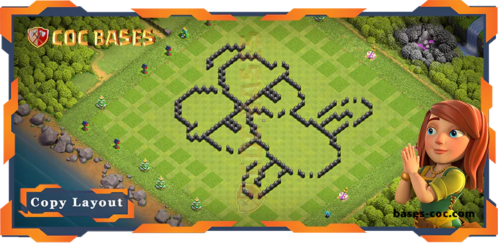 Town Hall 8 Base#282