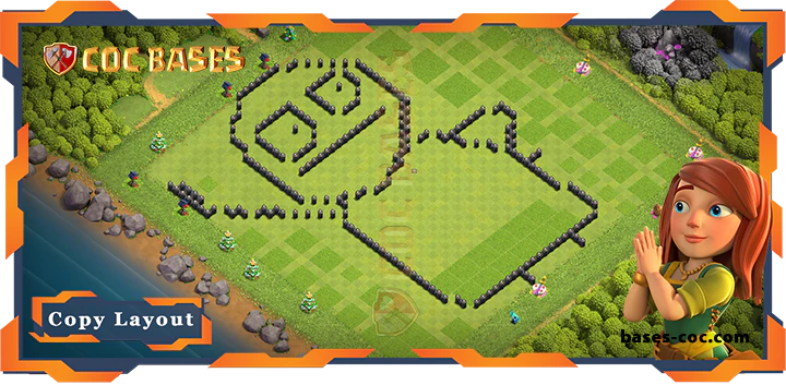 Town Hall 8 Base#285