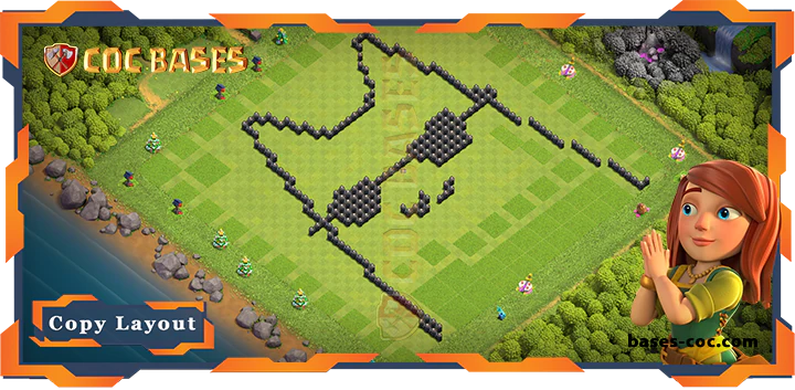 Town Hall 8 Base#286