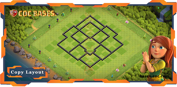 Town Hall 8 Base#219