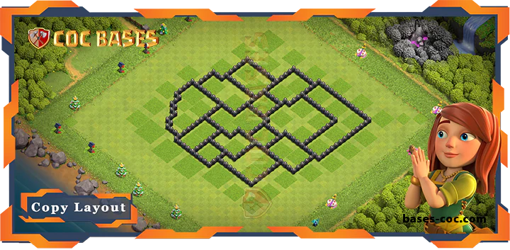 Town Hall 8 Base#318