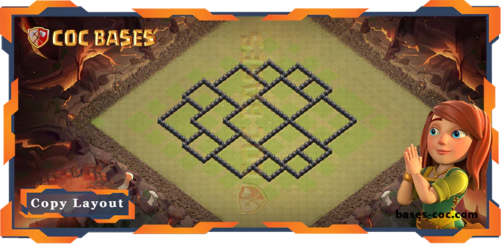 Town Hall 8 Base#288