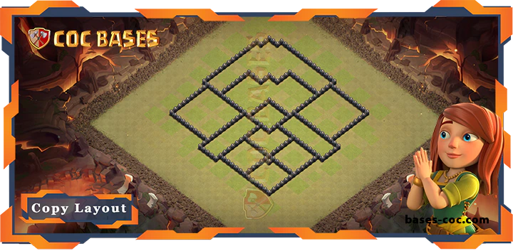 Town Hall 8 Base#279