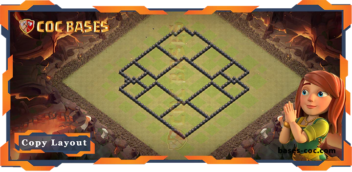 Town Hall 8 Base#283